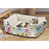 Cuccia per cani da interno 55x45cm imbottita con fondo antiscivolo Kenza Saldi