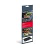 Set 2 tappetini per barbecue 40x33cm antiaderenti protettivi Fira Saldi