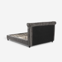 Letto matrimoniale Chesterfield 160x190cm in similpelle Chur Costo