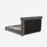 Letto matrimoniale Chesterfield 160x190cm in similpelle Chur Costo