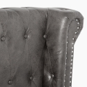 Letto matrimoniale Chesterfield 160x190cm in similpelle Chur Acquisto