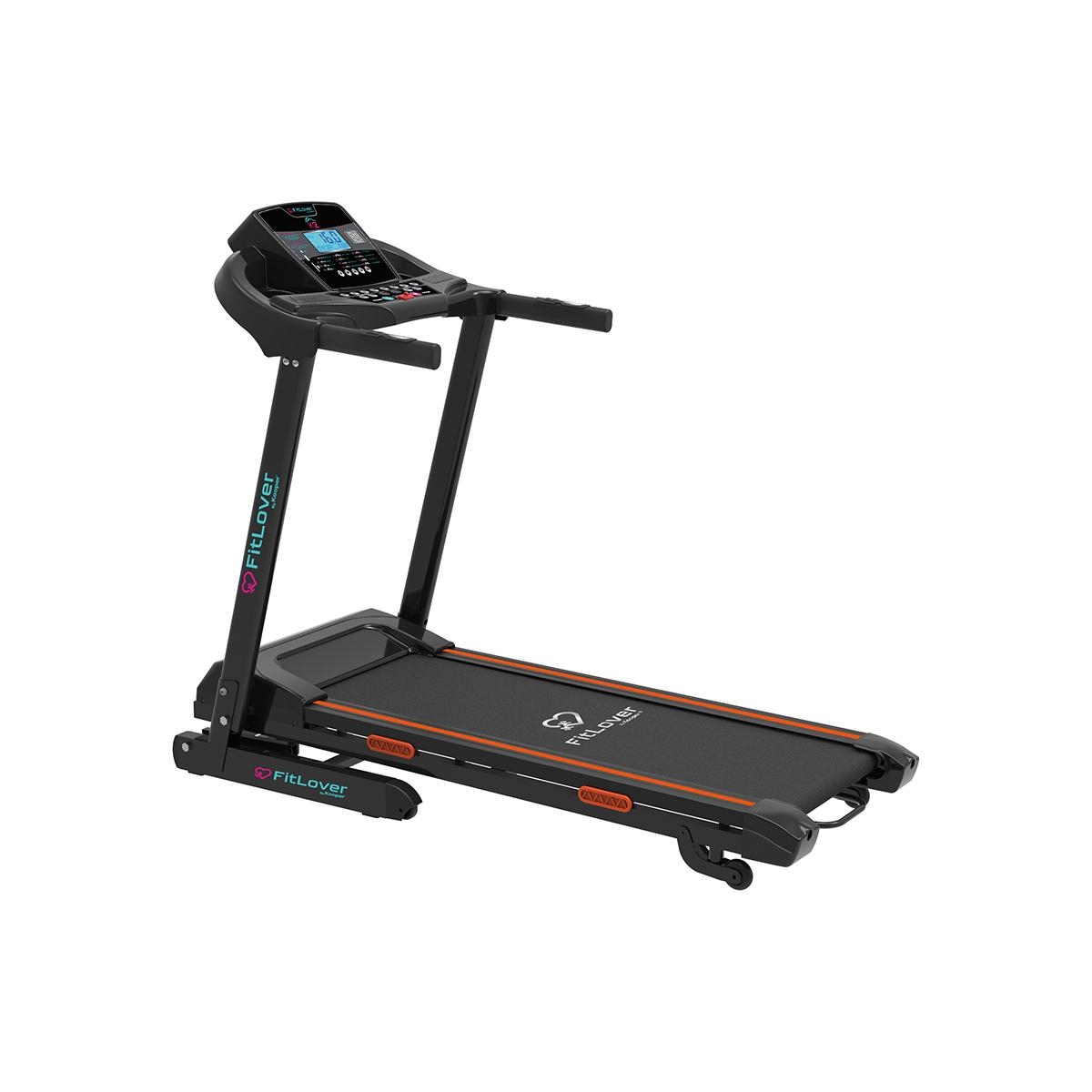 Tapis roulant elettrico pieghevole inclinabile 12 programmi con ruote K2