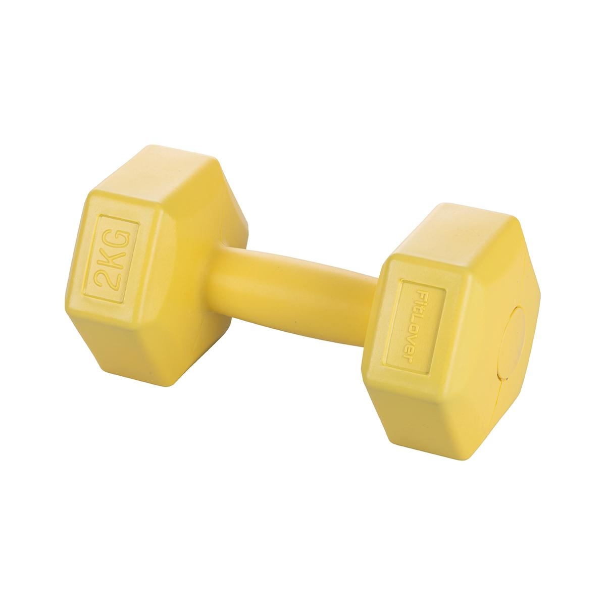 Manubrio palestra 2 Kg esagonale antirotolamento Biron