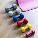 Manubrio per palestra 3 Kg esagonale antirotolamento Movara Sconti