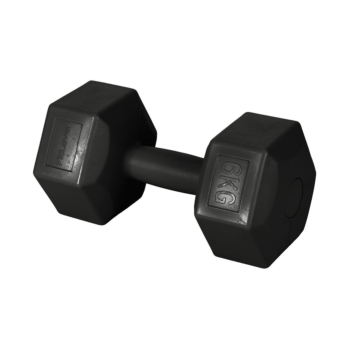 Manubrio palestra 6 Kg esagonale antirotolamento Pumax
