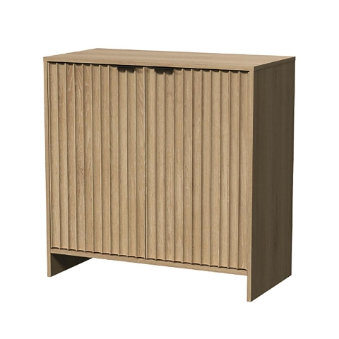 Mobile in legno per soggiorno cucina ufficio 2 ante 80x40x72cm Yuva Promozione