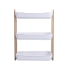 Mobile scaffale 3 ripiani in legno e plastica 35x20,5x45cm Senia Vendita