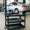 Carrello porta attrezzi in metallo 3 ripiani con ruote Kerey Plus Vendita