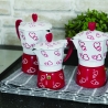 Caffettiera moka tradizionale 1 tazza in alluminio decorata Cuore Saldi