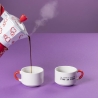 Moka caffettiera tradizionale per 2 tazze di caffè in alluminio Cuore Saldi