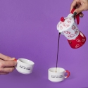 Moka caffettiera tradizionale per 2 tazze di caffè in alluminio Cuore Sconti