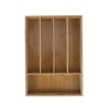 Portaposate da cassetto in legno 5 scomparti 35,5x25,5x5cm Kavira Vendita