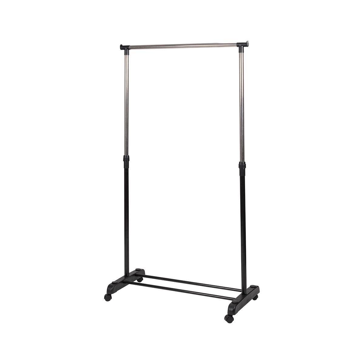 Appendiabiti in metallo con ruote 2 aste porta scarpe 88x42,5cm Zulea Promozione Appendiabiti in metallo con ruote 2 aste porta scarpe 88x42,5cm Zulea Promozione