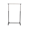 Appendiabiti in metallo con ruote 2 aste porta scarpe 88x42,5cm Zulea Saldi