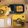 Contenitore porta pranzo lunch box ermetico con doppio scomparto Onera Saldi