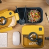 Contenitore porta pranzo lunch box ermetico con doppio scomparto Onera Offerta
