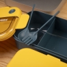 Contenitore porta pranzo lunch box ermetico con doppio scomparto Onera Stock
