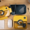 Contenitore porta pranzo lunch box ermetico con doppio scomparto Onera Sconti