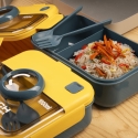 Contenitore porta pranzo lunch box ermetico con doppio scomparto Onera Caratteristiche