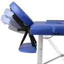 Lettino da Massaggio in Alluminio Pieghevole Portatile 2 Zone 210 cm Shiatsu Costo