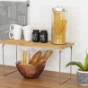 Organizer divisorio pieghevole da cucina in legno 47x18,5x22cm Kurnek Catalogo
