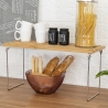 Organizer divisorio pieghevole da cucina in legno 47x18,5x22cm Kurnek Scelta
