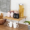 Organizer divisorio pieghevole da cucina in legno 47x18,5x22cm Kurnek Caratteristiche