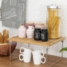 Organizer divisorio pieghevole da cucina in legno 47x18,5x22cm Kurnek Misure