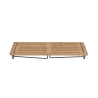 Organizer divisorio pieghevole da cucina in legno 47x18,5x22cm Kurnek Saldi