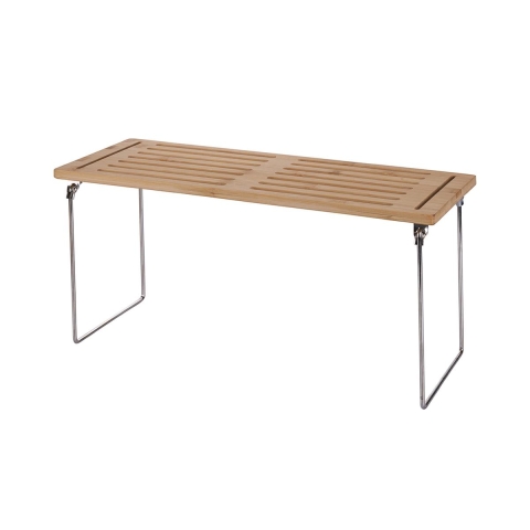 Organizer divisorio pieghevole da cucina in legno 47x18,5x22cm Kurnek Promozione