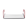 Stendibiancheria da balcone 2 ganci pieghevoli 5 fili 54x34cm Nuvika Offerta