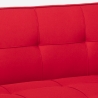 Divano letto in tessuto con porta USB e gambe in metallo design Astralis 