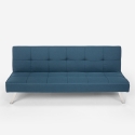 Divano letto in tessuto con porta USB e gambe in metallo design Astralis Scelta