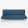 Divano letto in tessuto con porta USB e gambe in metallo design Astralis Scelta