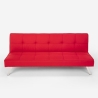 Divano letto in tessuto con porta USB e gambe in metallo design Astralis 