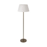 Lampada piantana da terra in metallo satinato paralume bianco Kirosh Promozione