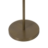Lampada piantana da terra in metallo satinato paralume bianco Kirosh Offerta