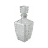Set bottiglia in vetro per liquore + 6 bicchieri Diamante Offerta