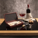 Cassetta in legno con set 4 accessori per vino Vynota Vendita