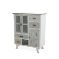 Mobiletto in legno shabby chic con 5 cassetti 3 ante Decapé Promozione
