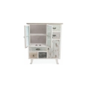 Mobiletto in legno shabby chic con 5 cassetti 3 ante Decapé Vendita