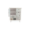 Mobiletto in legno shabby chic con 5 cassetti 3 ante Decapé Vendita