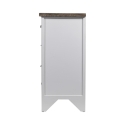 Mobile cassettiera shabby chic in legno 8 cassetti 65x37x81cm Sardinia Offerta