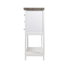 Consolle in legno shabby chic 9 cassetti 80x32,5x82cm Sardinia Offerta