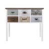 Consolle ingresso in legno 6 cassetti shabby chic Sardinia Vendita