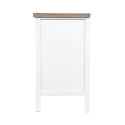 Mobile porta TV credenza shabby chic in legno con 2 cassetti Terosk Saldi