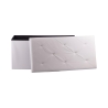 Panca contenitore multiuso bianco 78x38x38 cm Morva Vendita