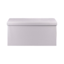 Panca contenitore multiuso bianco 78x38x38 cm Morva Offerta