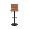 Set 2 sgabelli cucina bar girevoli in similpelle stile industriale Teyama Vendita