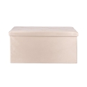 Panca contenitore multiuso effetto velluto 76x37,5x38cm Makino Costo